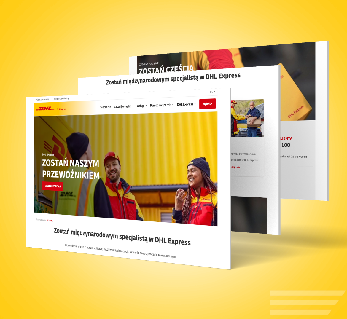 grafika - Efekty współpracy - poziom3 dhl-screens